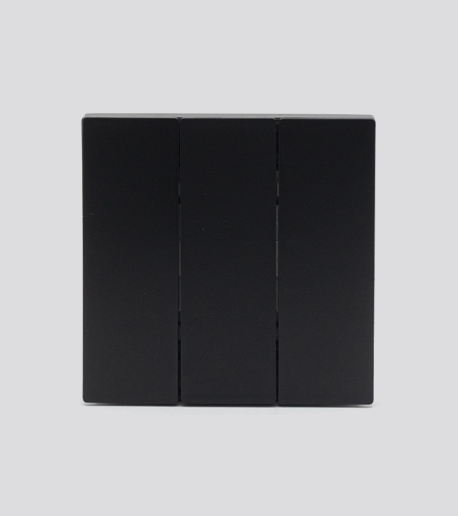 Light Switch 3 Gang 1 Way
